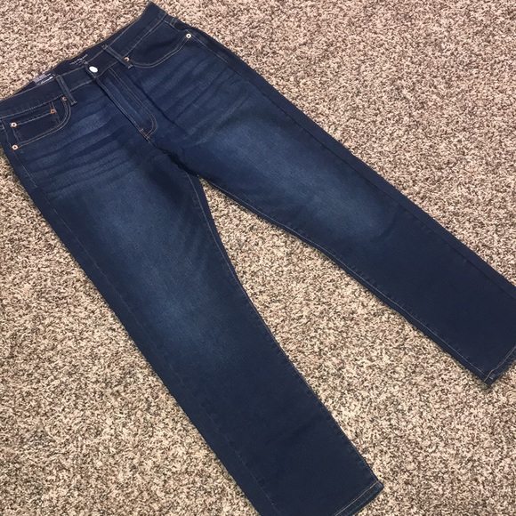 Mens Lucky Brand 410 Athletic Slim stretch jeans in Classic dark wash | NWT - Picture 2 of 7